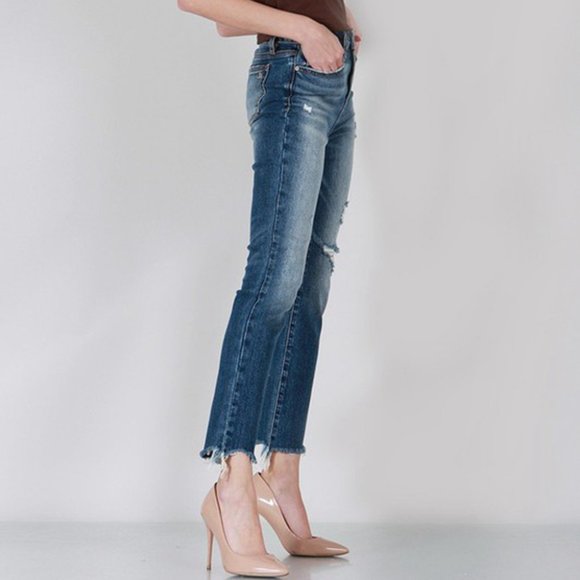 Special A Full Size Run High Rise Raw Hem Skinny Jeans - Picture 4 of 6